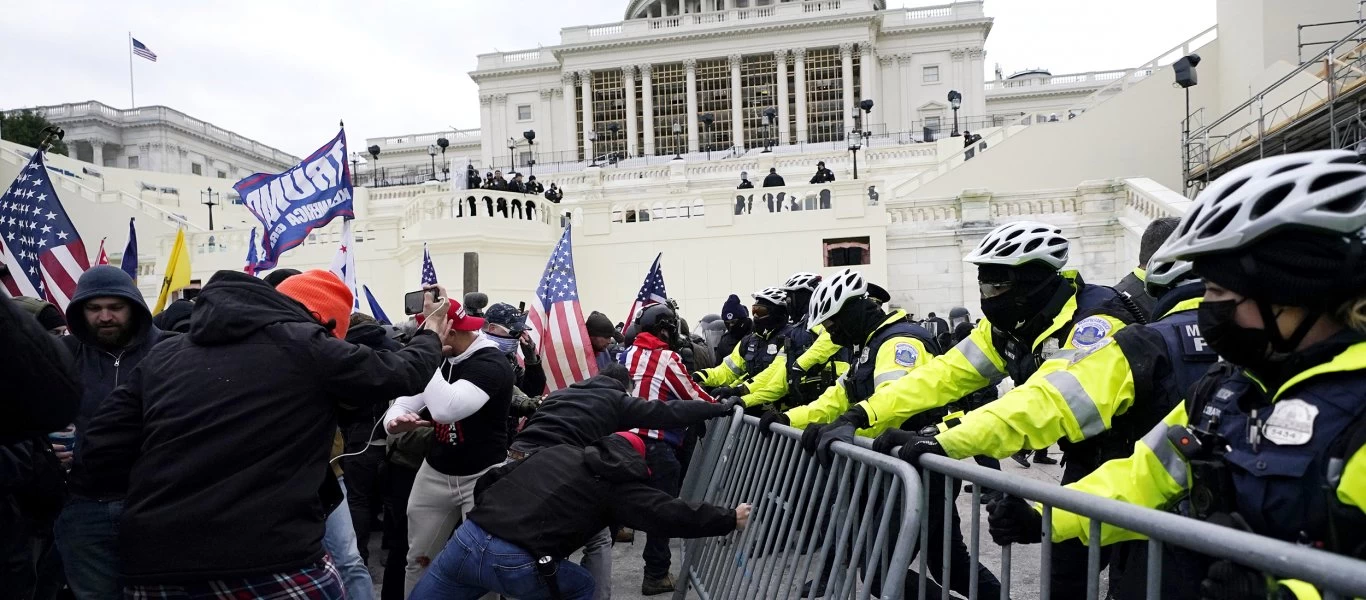 ΗΠΑ: Νεκρός αστυνομικός μετά την άλωση του Καπιτωλίου